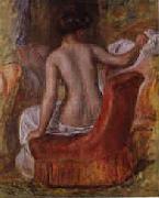 Pierre Renoir Nude in an Armchair oil